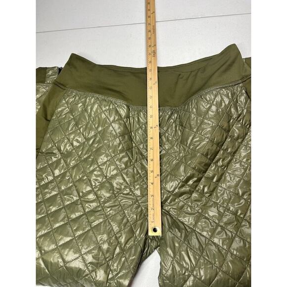 Lole Apex Insulated Quilted Pull On Thermore Winter Jogger Ivy Green NWT XXL - Picture 7 of 9